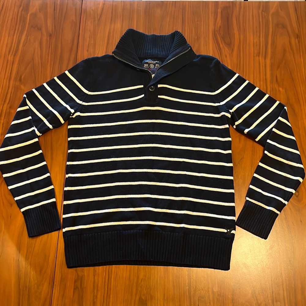 American Eagle Quarter Zip Sweater